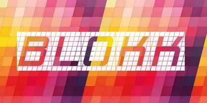 Gridlocker Font Poster 2