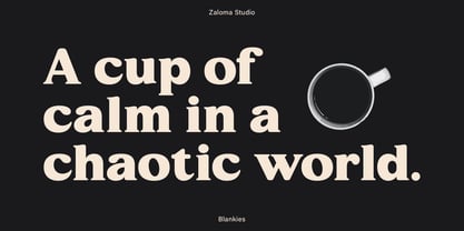 Blankies Font Poster 9