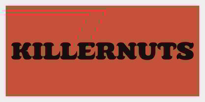 Killernuts Font Poster 1