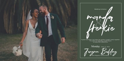 Dienda Brush Font Poster 6