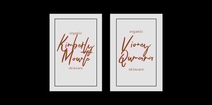 Dienda Brush Font Poster 2