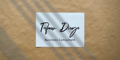 Dienda Brush Font Poster 3