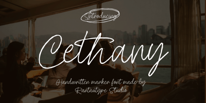 Cethany Font Poster 1