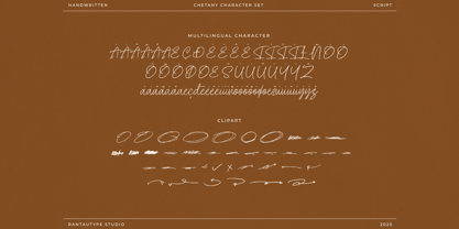 Cethany Font Poster 15
