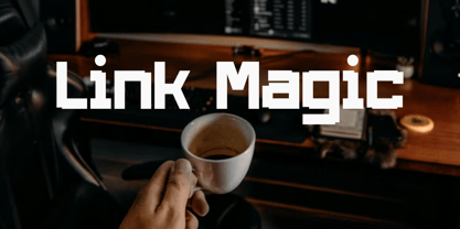 Link Magic Font Poster 13