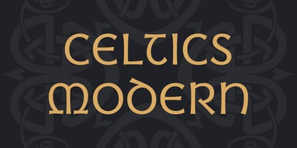 Celtics Modern Font Poster 1