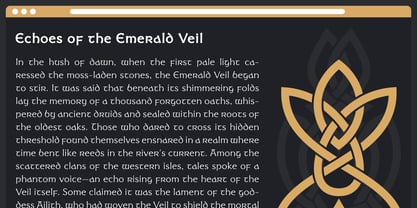 Celtics Modern Font Poster 8