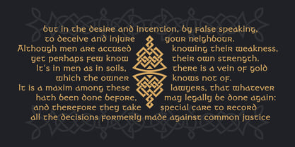 Celtics Modern Font Poster 2