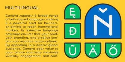 Camera Font Poster 8