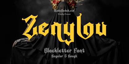 Zenylou Blackletter Font Poster 1