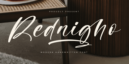 Rednigho Font Poster 1