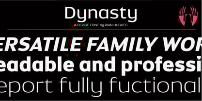 Dynasty Font Poster 1