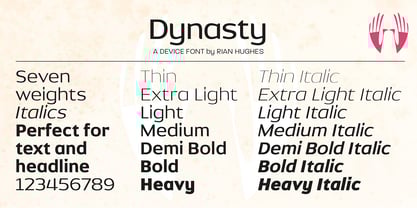 Dynasty Font Poster 7