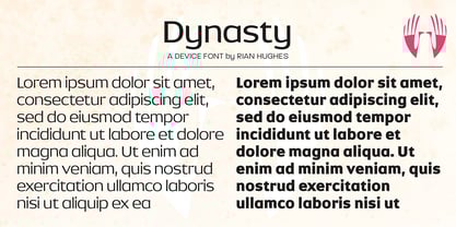 Dynasty Font Poster 6