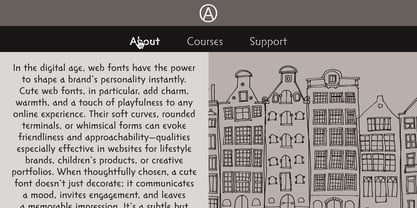 Amsterdam Modern Font Poster 5