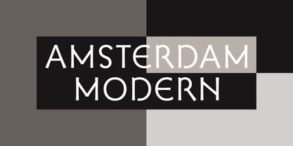 Amsterdam Modern Font Poster 1