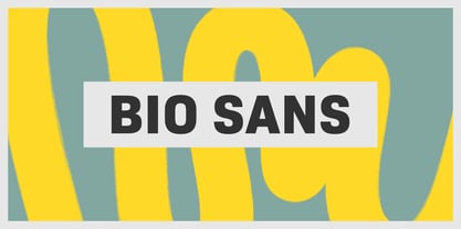 Bio Sans Font Poster 1