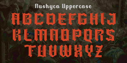 Nushyca Font Poster 5
