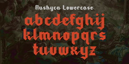Nushyca Font Poster 7