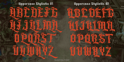 Nushyca Font Poster 11