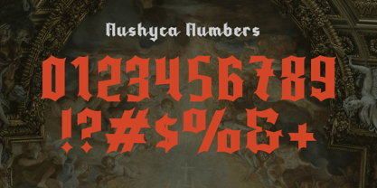 Nushyca Font Poster 9