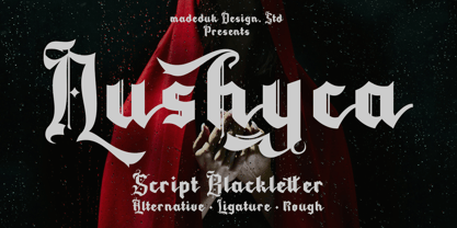 Nushyca Font Poster 1