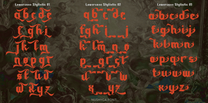 Nushyca Font Poster 13