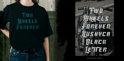 Nushyca Font Poster 4