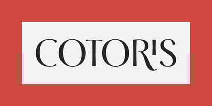 Cotoris Font Poster 1