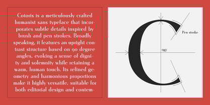 Cotoris Font Poster 2