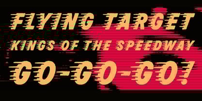 Rocketship From Infinity Font Poster 2