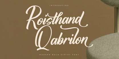 Roisthand Qabrilon Font Poster 1