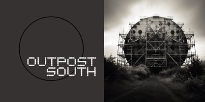 Klaxon Font Poster 3