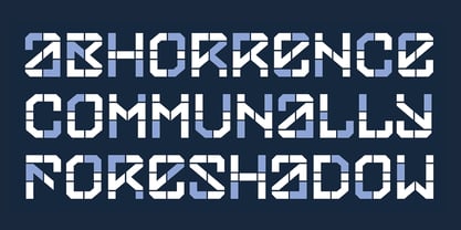 Klaxon Font Poster 2