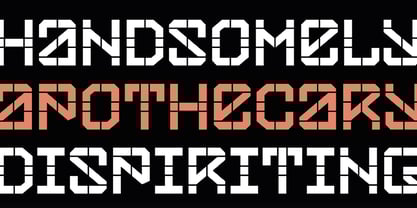 Klaxon Font Poster 5