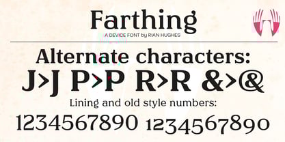 Farthing Font Poster 7