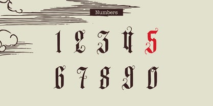 Durers Woodcut Font Poster 7