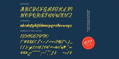 Halfway Ferald Font Poster 14
