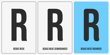 Bebas Neue Rounded Font Poster 10