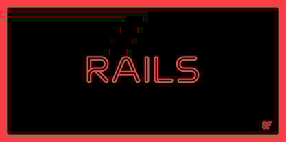 Rails Font Poster 1