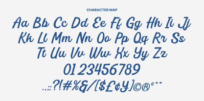 MN Managa Script Font Poster 7