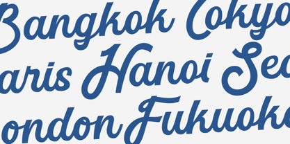 MN Managa Script Font Poster 6