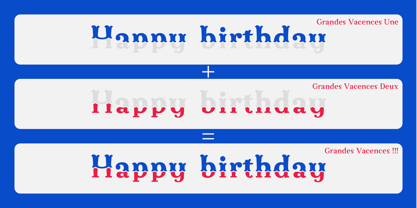 Grandes Vacances Font Poster 8