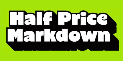 Supermarché Font Poster 8