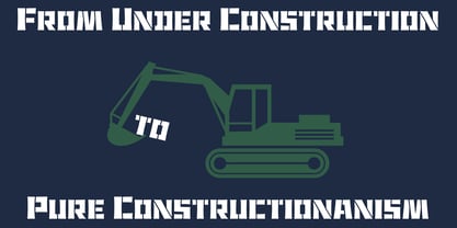 Underconstructionism Font Poster 4
