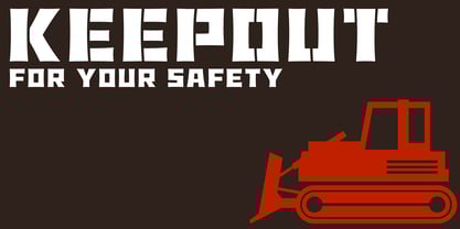 Underconstructionism Font Poster 2