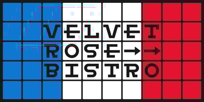 Bistro Mono Font Poster 5