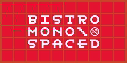 Bistro Mono Font Poster 1