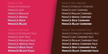 Nonia Small CAPS Font Poster 5