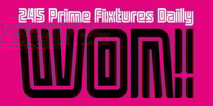 Championship Inline Font Poster 2